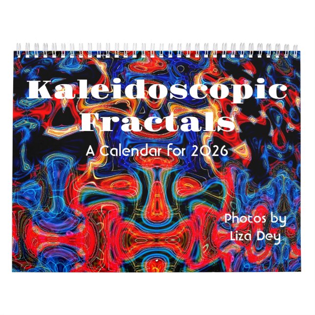 Fractales Kaleidoscópicos, Calendario 2026 (Tapa)