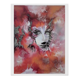 "Fragmento de Ángel Enmascarado", Poster brillante