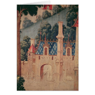 Fragmento de una tapicería medieval