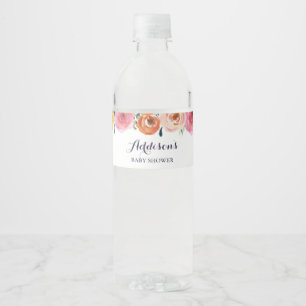 Fragmentos coloridos Baby Shower Etiquetas de bote