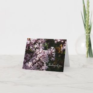 Fragrante Lilac Pensando En Tu Tarjeta