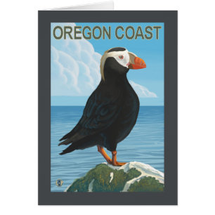 Frailecillo copetudo de la costa de Oregon