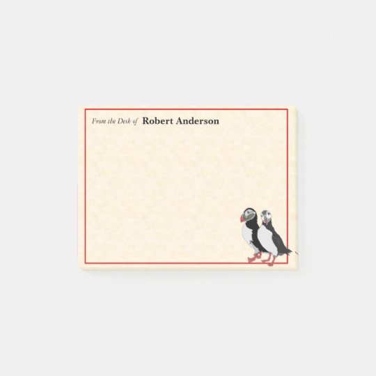 Frailecillos del escritorio del cuaderno de notas