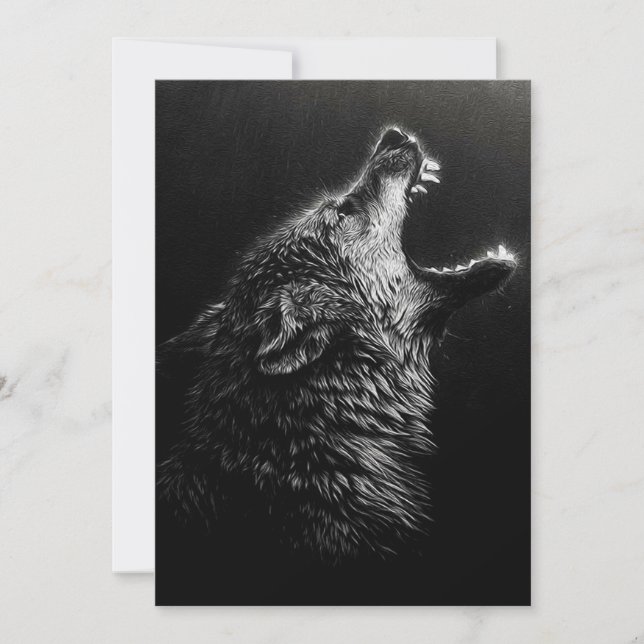 Framed Ready To Wolf | Ama al lobo (Anverso)