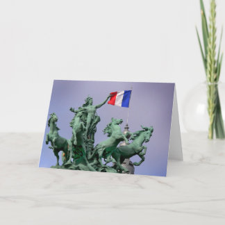 Français de Drapeau - postal de Paris4