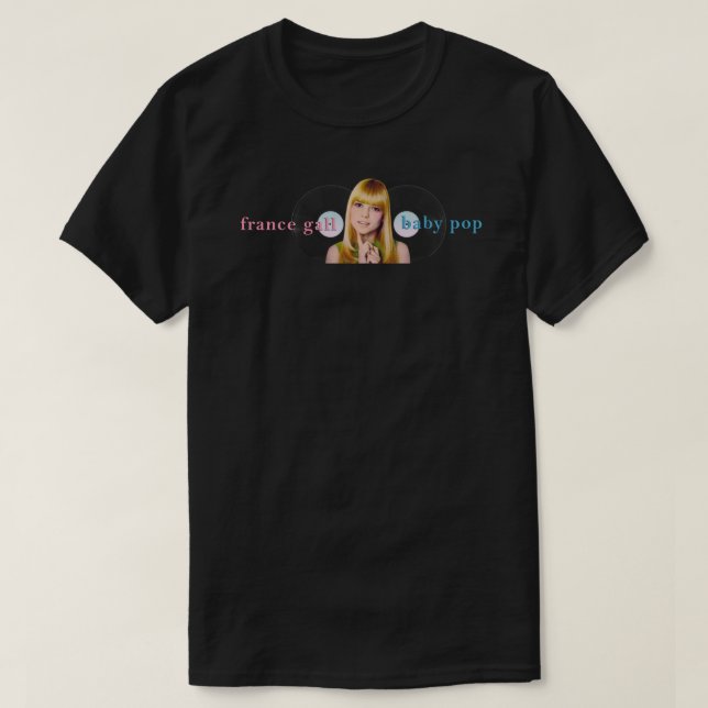 France Gall - Camiseta esencial del pop para bebés (Diseño del anverso)