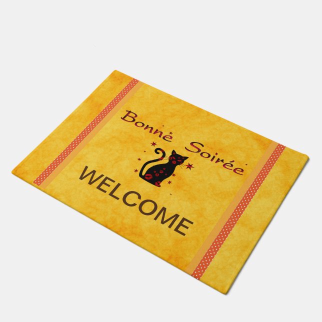 Francés: Alfombra de Bienvenida Bonne Soiree (Angular)
