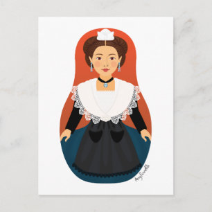 Francés, arles, postal Provence Matryoshka