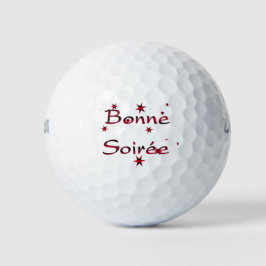 Francés: Bolas de golf Bonne Soiree