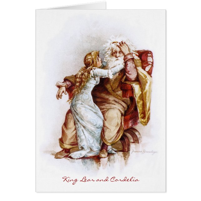 Frances Brundage: Rey Lear y Cordelia (Frente)