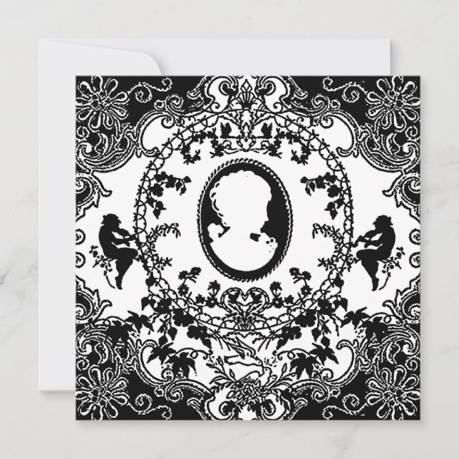 Francés Cameo ~ Invitaciones (Anverso)
