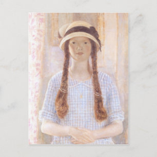 Frances con postal detallada