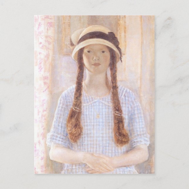 Frances con postal detallada (Anverso)