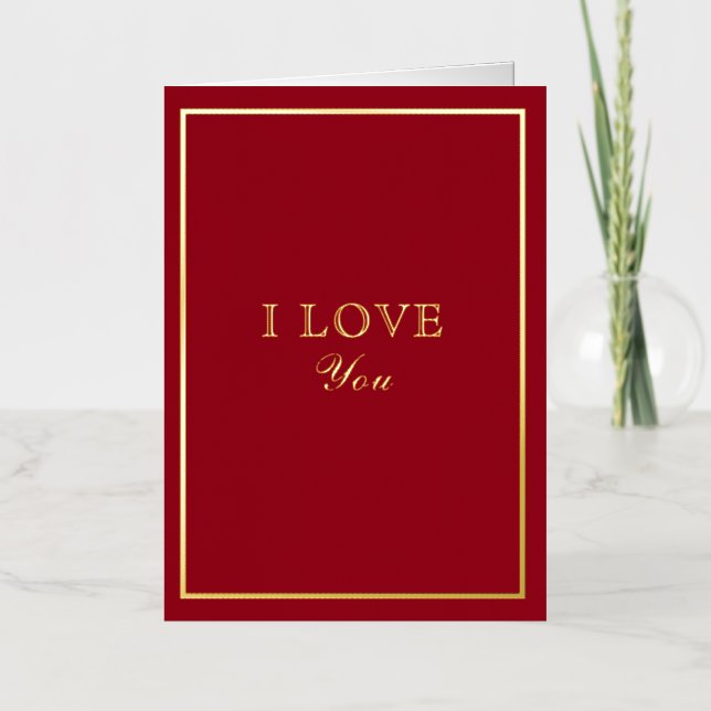 Francés Macaron I Love You Red (Anverso)