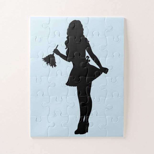 FRANCÉS MAID JIGSAW PUZZLE FÁCIL (Vertical)