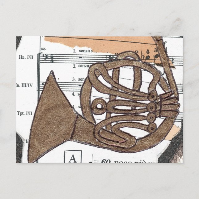 (Francés) Postal del Cuerno (Anverso)