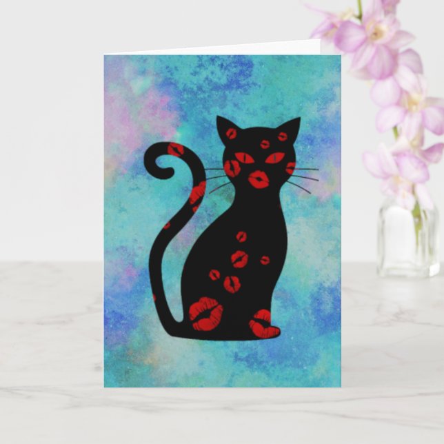 Francés: Tarjeta de felicitación Bonne Soiree (Orquídea)