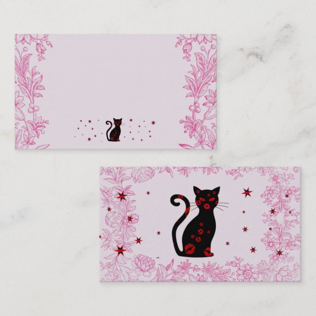 Francés: Tarjeta de visita Bonne Soiree (Anverso / Reverso)