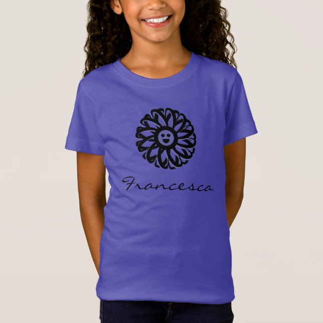 Francesca Sonriente Camisa de Flor (Anverso)