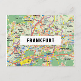♥ Francfort de las POSTALES del MAPA