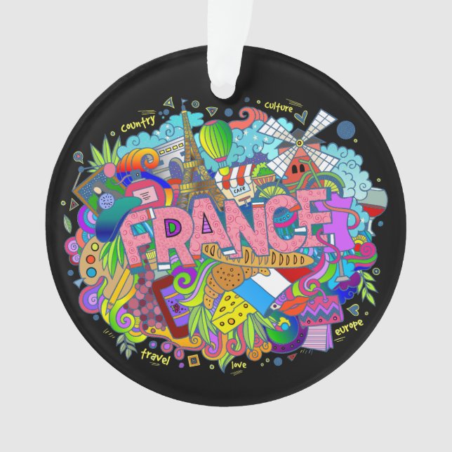 FRANCIA 2 Ornamento (Anverso)