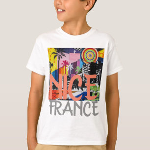 Francia agradable, camisa mural 2 de la pintada