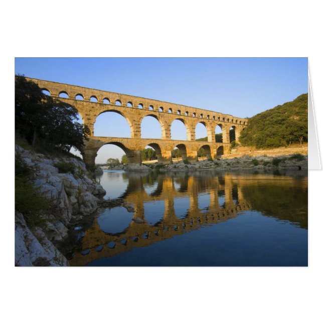 Francia, Aviñón. El acueducto romano Pont du Gard (Anverso (Horizontal))