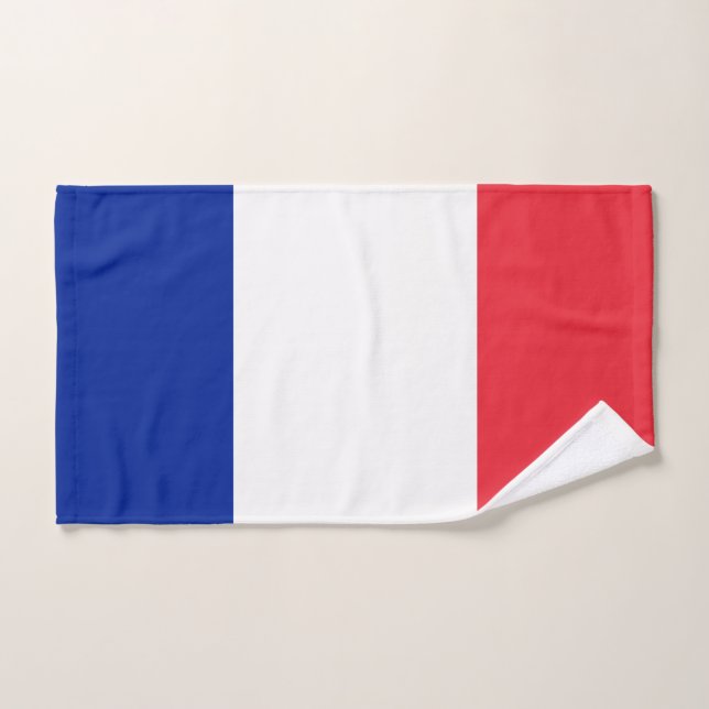 Francia bandera (Toalla de mano)