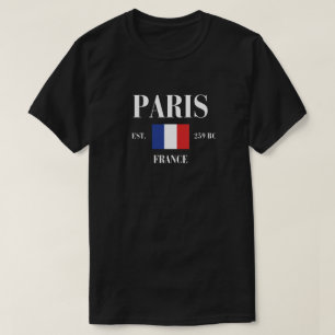 Francia Bandera camisetas Orgullo francés de moda