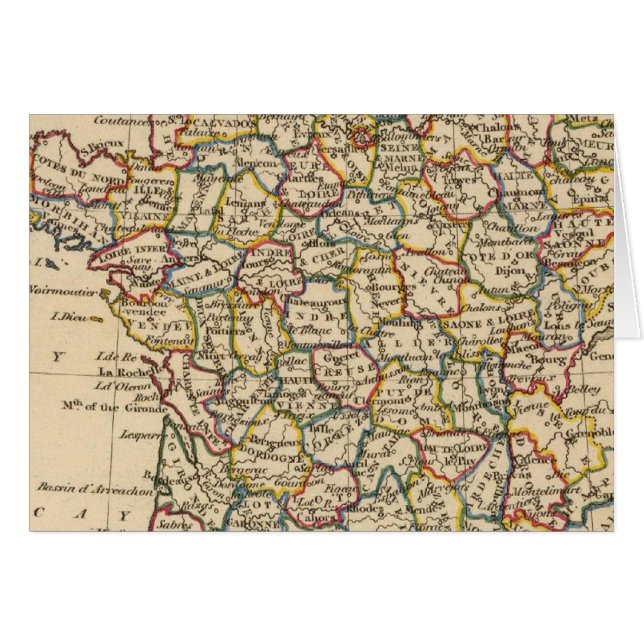 Francia, Departamentos (Anverso (Horizontal))
