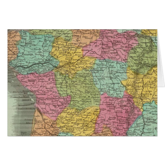 Francia En Departamentos 2 (Anverso (Horizontal))