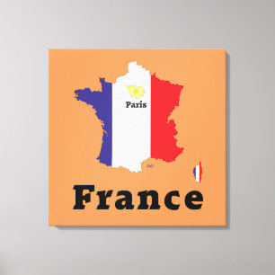 Francia, France, CÍA de fra lienzo