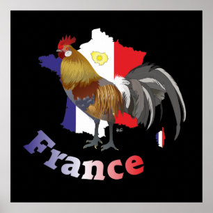 Francia, France, CÍA de fra póster