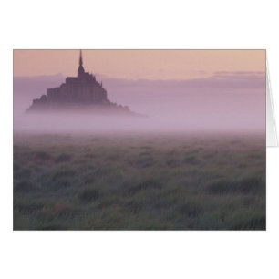 FRANCIA, Normandía Mont St. Michel. Niebla matutin