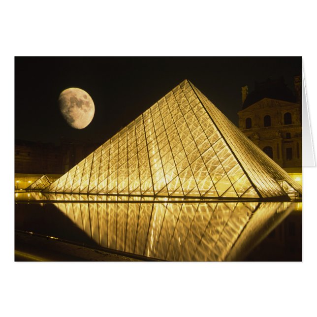 Francia, París, el Museo del Louvre, noche (Anverso (Horizontal))