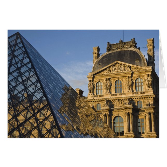 Francia, París, el Museo del Louvre y la Pirámide, (Anverso (Horizontal))