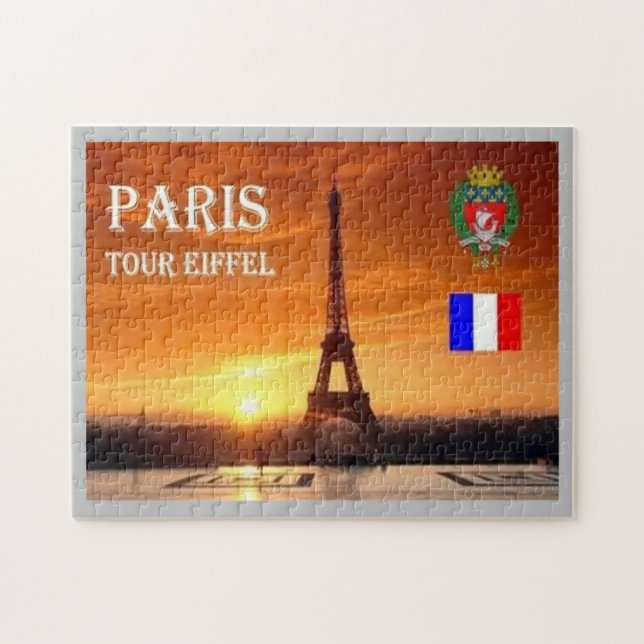 Francia - París - Tour Eiffel - Jigsaw Puzzle (Horizontal)