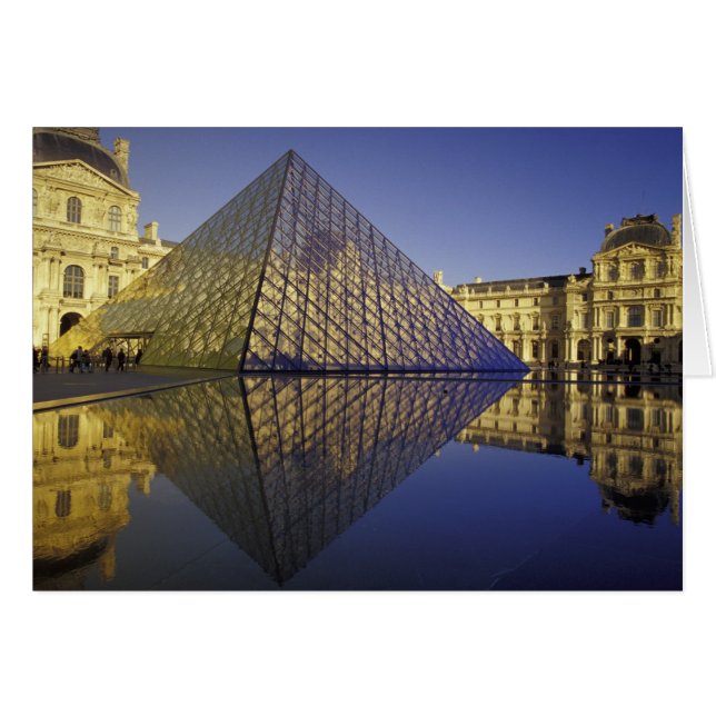 FRANCIA, Reflexión de París, Pirámide. El Louvre (Anverso (Horizontal))