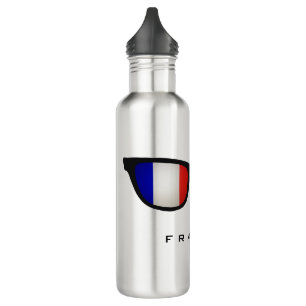 Francia Sombra botellas de agua personalizado