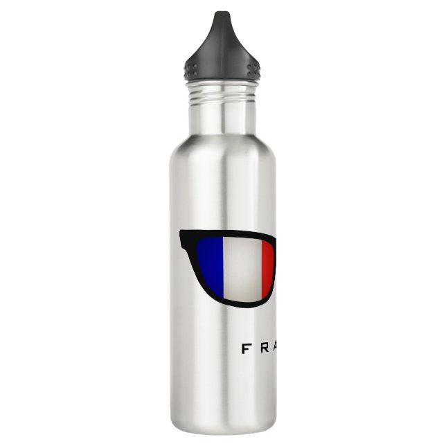 Francia Sombra botellas de agua personalizado (Izquierda)