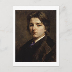 Francis Frank Holl tarjeta postal de autorretrato