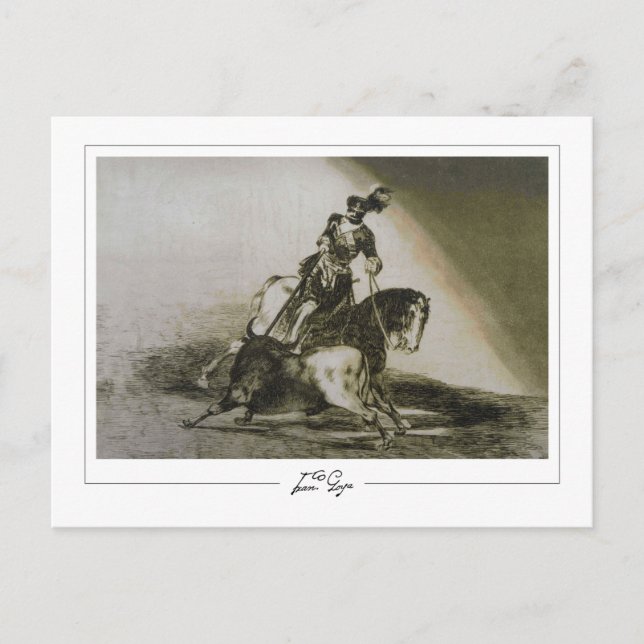 Francisco Goya #499 - postal Bella Artes (Anverso)