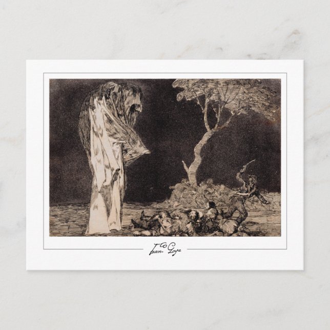 Francisco Goya #507 - postal Bella Artes (Anverso)