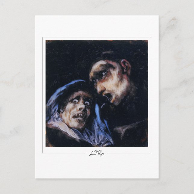 Francisco Goya #514 - postal Bella Artes (Anverso)