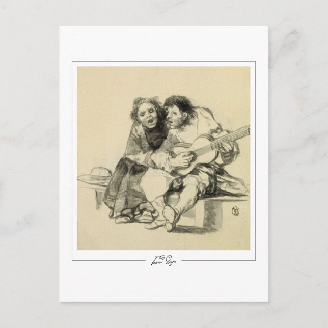 Francisco Goya #516 - postal Bella Artes (Anverso)