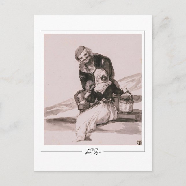 Francisco Goya #528 - Tarjeta postal de arte fino (Anverso)