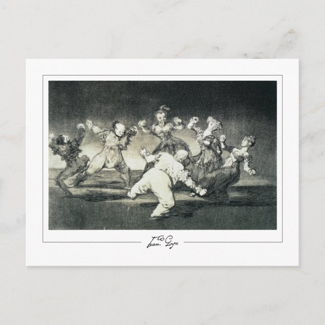 Francisco Goya #529 - postal Bella Artes (Anverso)