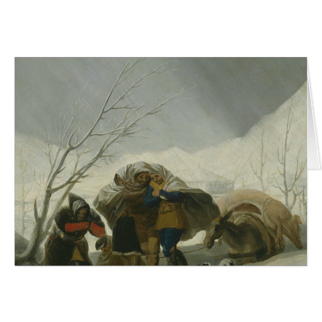 Francisco Goya - Escena de invierno (Anverso (Horizontal))