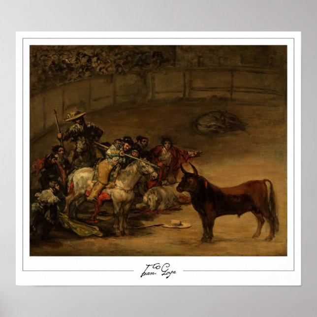 Francisco Goya Zedign cartel de arte #7 (Frente)