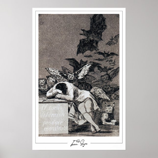 Francisco Goya Zedign Poster de Arte #102 (Frente)